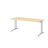 Büro-Schreibtisch Akzent, C-Fuss Gestell,Hx BxT 740 x 1.600 x 600 mm, ahorn - Prime Möbel