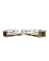 Ecksofa R Portofino Italy beige - Prime Möbel