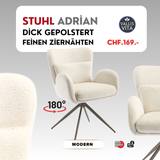 Armlehnstuhl Adrian 180°  Beige