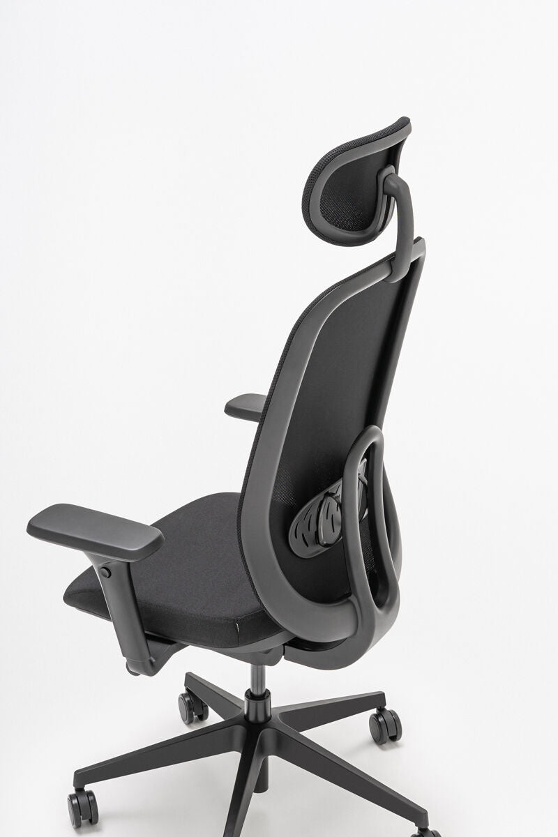 Oliver Bürostuhl 360 Kopf.+ 4D schwarz /beige - Prime Möbel