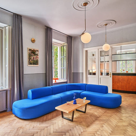 Artiko Ecksofa Gelb - 320cm x 230cm Blue Line