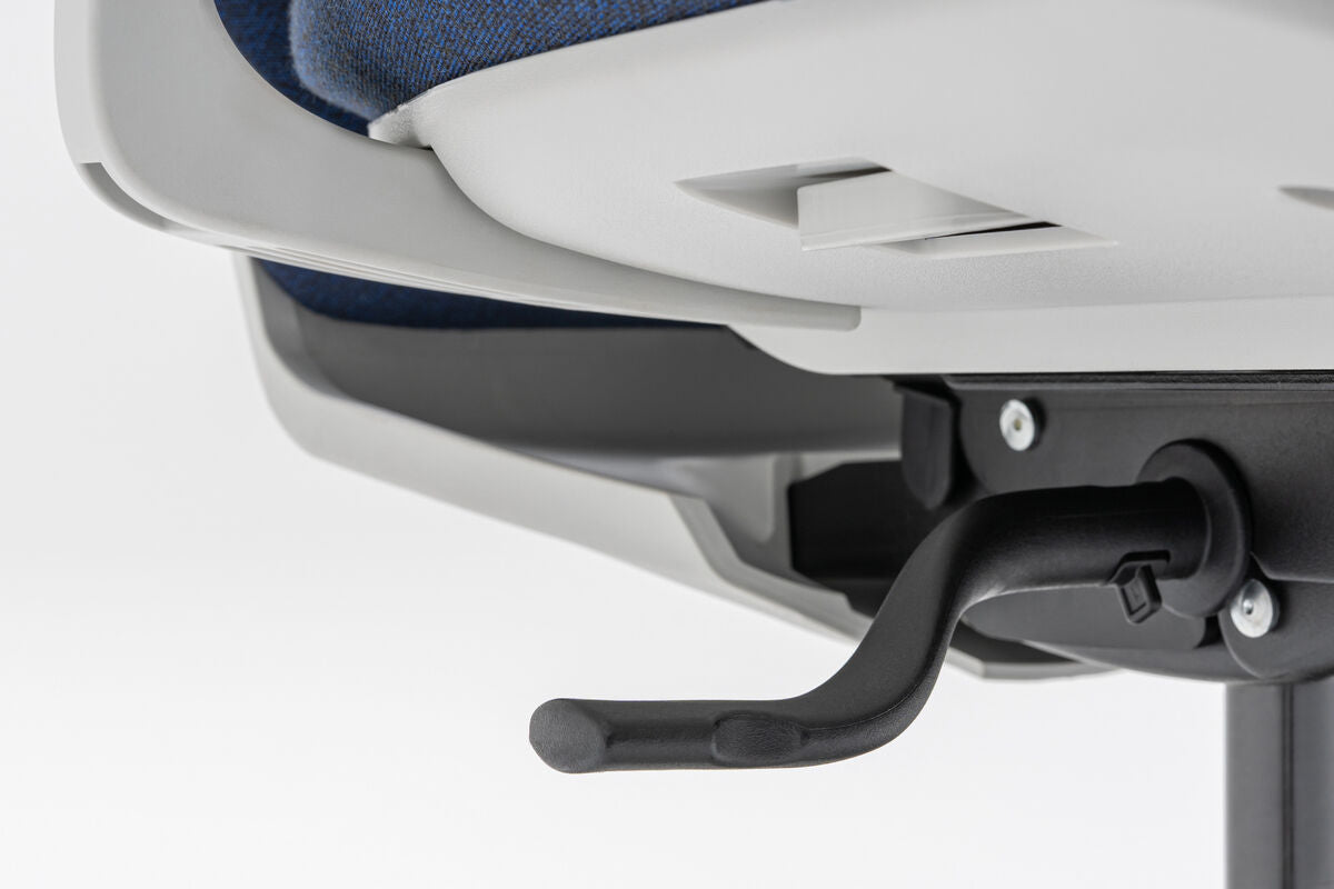 EVO2 Bürostuhl grau Basis mit Armlehne - Prime Möbel