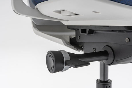 EVO2 Bürostuhl grau Basis mit Armlehne - Prime Möbel